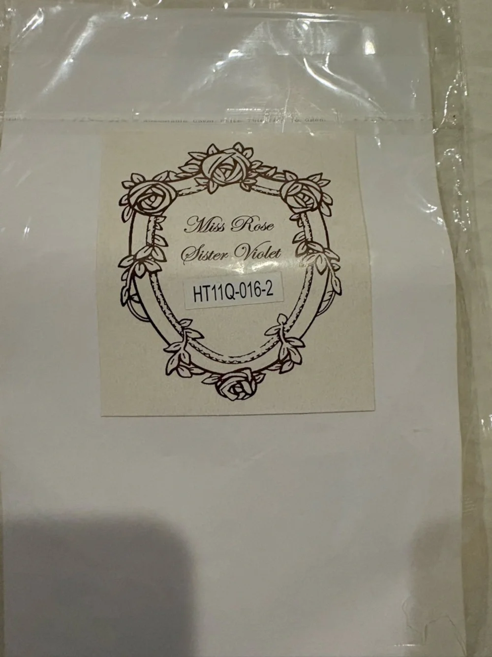 Cream Lace Floral Accent Brooch with Rhinestone Center